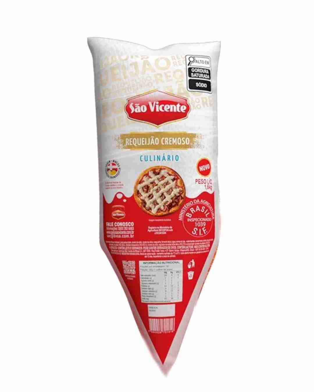 Requeijão Bisn São Vicente 1,5kg